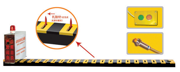 天门V3嵌入式闯岗自动扎胎器/阻车器